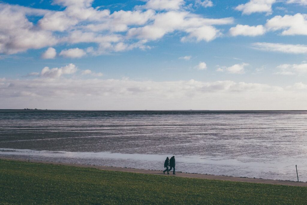 Wadden Sea bei den Halligen Sehenswürdigkeiten in Nordfriesland