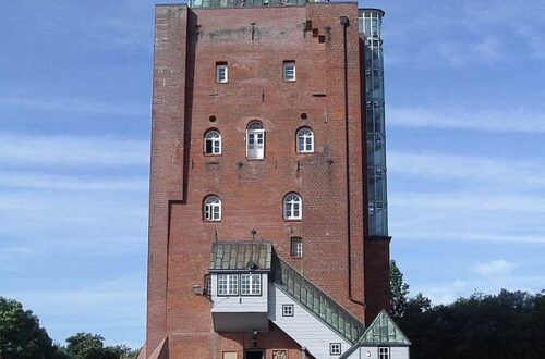 Luftaufnahme der Insel Neuwerk in der Nordsee.