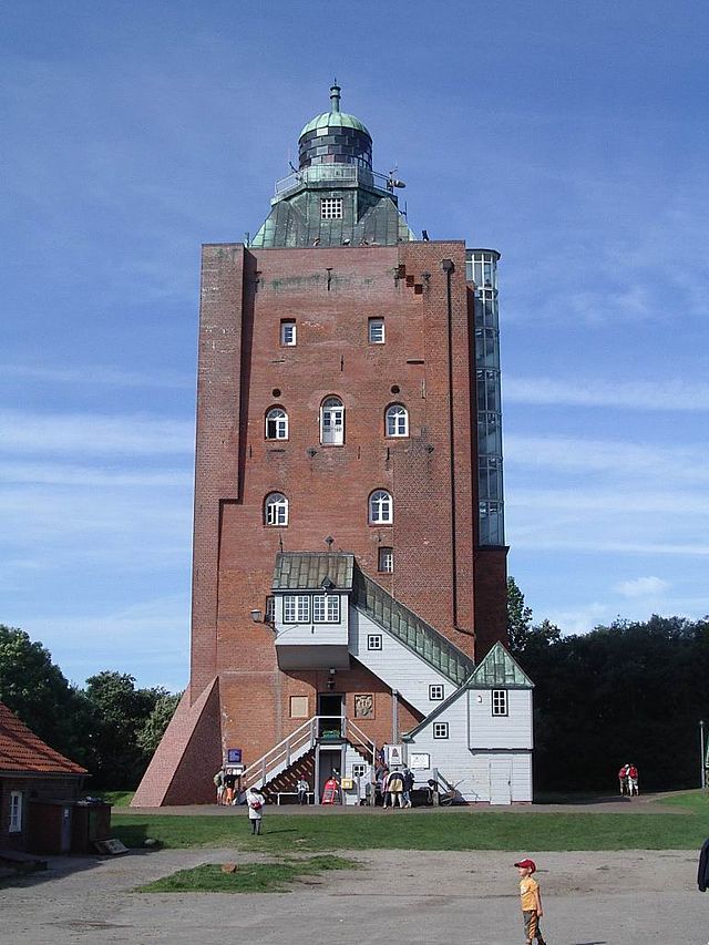 Luftaufnahme der Insel Neuwerk in der Nordsee.