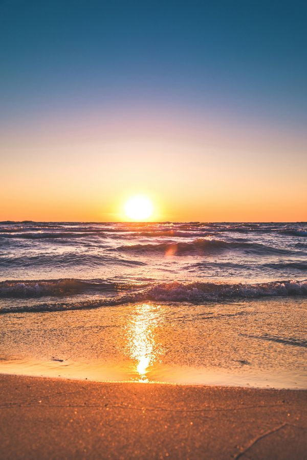 Nordstrand Strand Sonnenuntergang