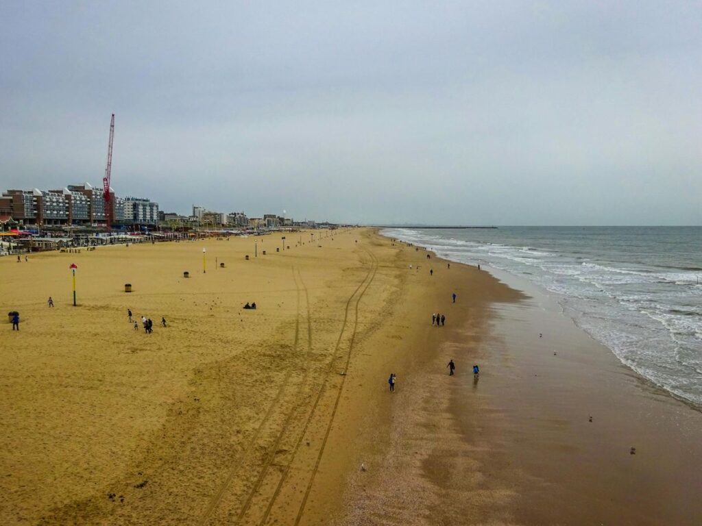 Nordseestrand auf Borkum, Teil der Borkum Sehenswürdigkeiten.