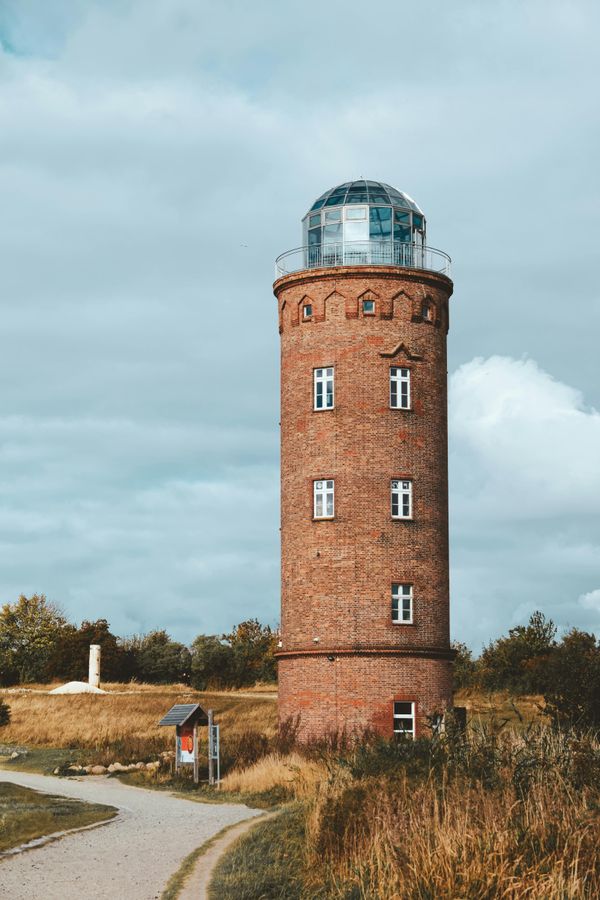 Deutschland Landschaft mit Krautsand Sehenswürdigkeiten im Hintergrund